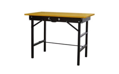 Portable folding workbench by Sealey