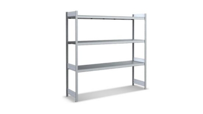 Galvanised shelving at BiGDUG