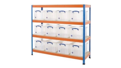 Shelving with boxes at BiGDUG