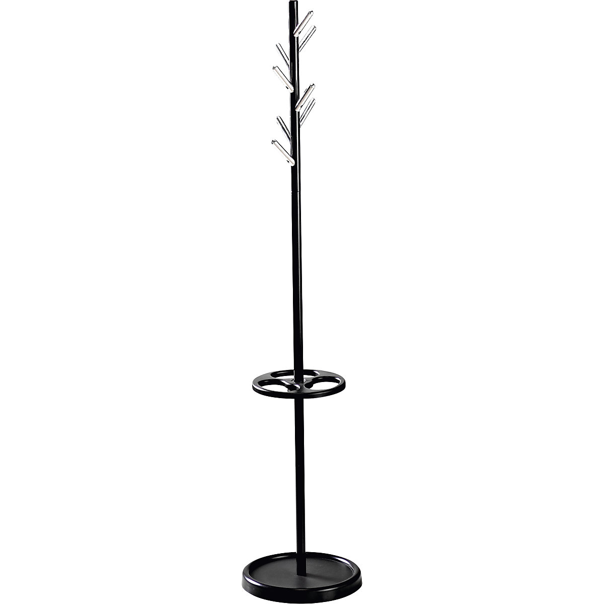 Portemanteau Pliable Relaxdays Pour Porte - Lot De 2 - Support 6 Cintres - Métal Et Bois Noir